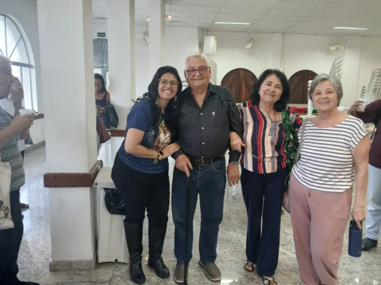 Palestra do Diácono Vicente Nogueira sobre a assistência aos enfermos