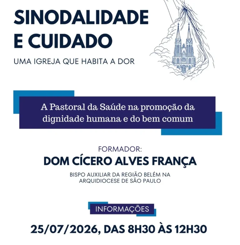 Manhã de Formação Sinodalidade e Cuidado – Uma igreja que habita a dor