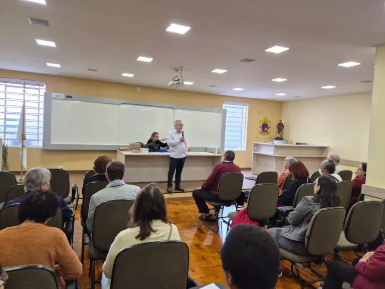 Reunião dos agentes da Pastoral da Saúde e dos Enfermos no último sábado, dia 22